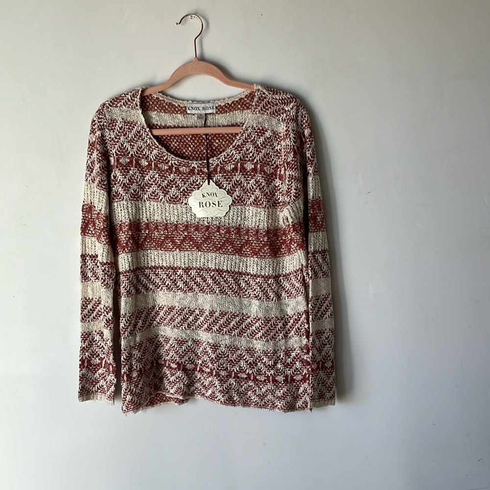 nwt knox rose sweater